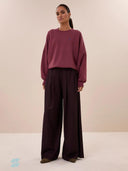 Bordeaux malyn logo sweater