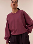 Bordeaux malyn logo sweater