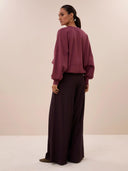 Bordeaux malyn logo sweater