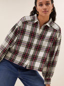Geruite blouse sarah short check