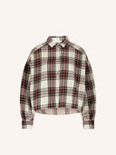 Geruite blouse sarah short check