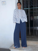 Geprinte blouse nyka