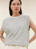 Off-white gestreept t-shirt diede