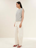 Off-white gestreept t-shirt diede