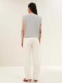 Off-white gestreept t-shirt diede