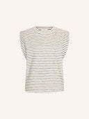 Off-white gestreept t-shirt diede