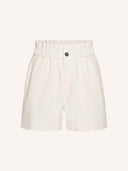 Korte paperbag broek leon twill short