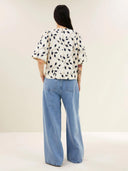 Geprinte blouse olivia