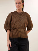 Gouden blouse phoebe festive
