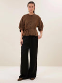 Gouden blouse phoebe festive