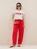 Rode broek jack balloon