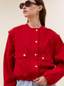 Rode maggie zip jacket