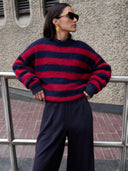 Rood gestreepte pullover gigi