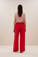 Rood gestreepte top diede nautic