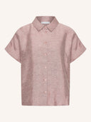 Roze blouse met glans barley