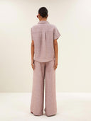 Roze broek met glans celin