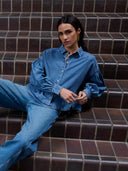 Denim blouse sarah short