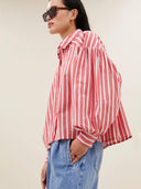 Rode sarah short stripe blouse