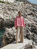 Rode sarah short stripe blouse