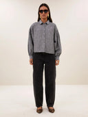 Blouse sarah short thin stripe