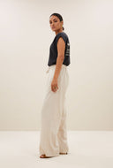 Broek uma pants sand stripe