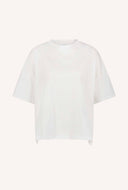Wit t-shirt met backprint jade dancing