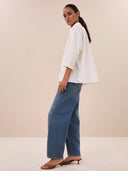 Witte norel poplin blouse