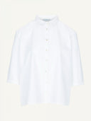 Witte norel poplin blouse