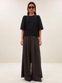 Zwarte lace blouse olivia