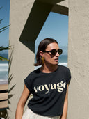 Zwarte top tobi voyage
