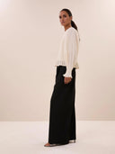 Zwarte pantalon jule solid pants