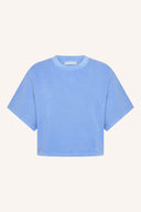 Blauwe sweat top suki