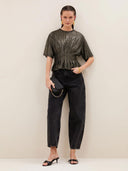 Gouden top diva metallic