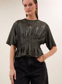 Gouden top diva metallic
