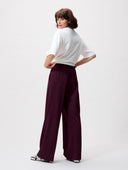 Bordeauxrode jogger trousers