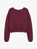 Bordeaux v-hals sweater
