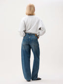 Barrel fit jeans medium blue