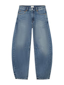 Barrel fit jeans medium blue