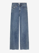 Loose fit jeans tinted blue