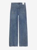 Loose fit jeans tinted blue