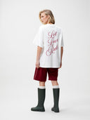 Oversized t-shirt met backprint