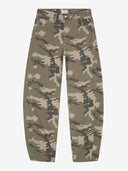 Barrel fit camo jeans