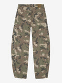 Barrel fit camo jeans