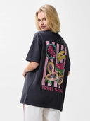 Oversized graphic t-shirt fruit salad