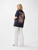 Oversized graphic t-shirt fruit salad