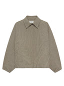 Geruite cape jacket