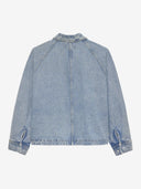 Denim jacket met vleermuismouw