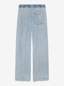 Lichtblauwe denim jogger
