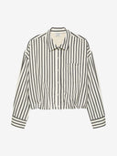 Gestreepte tuck in blouse