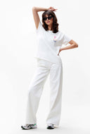 Witte short-sleeve T-shirt